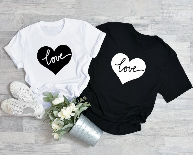 Boyfriend And Girlfriend Couple T-Shirt Online In India